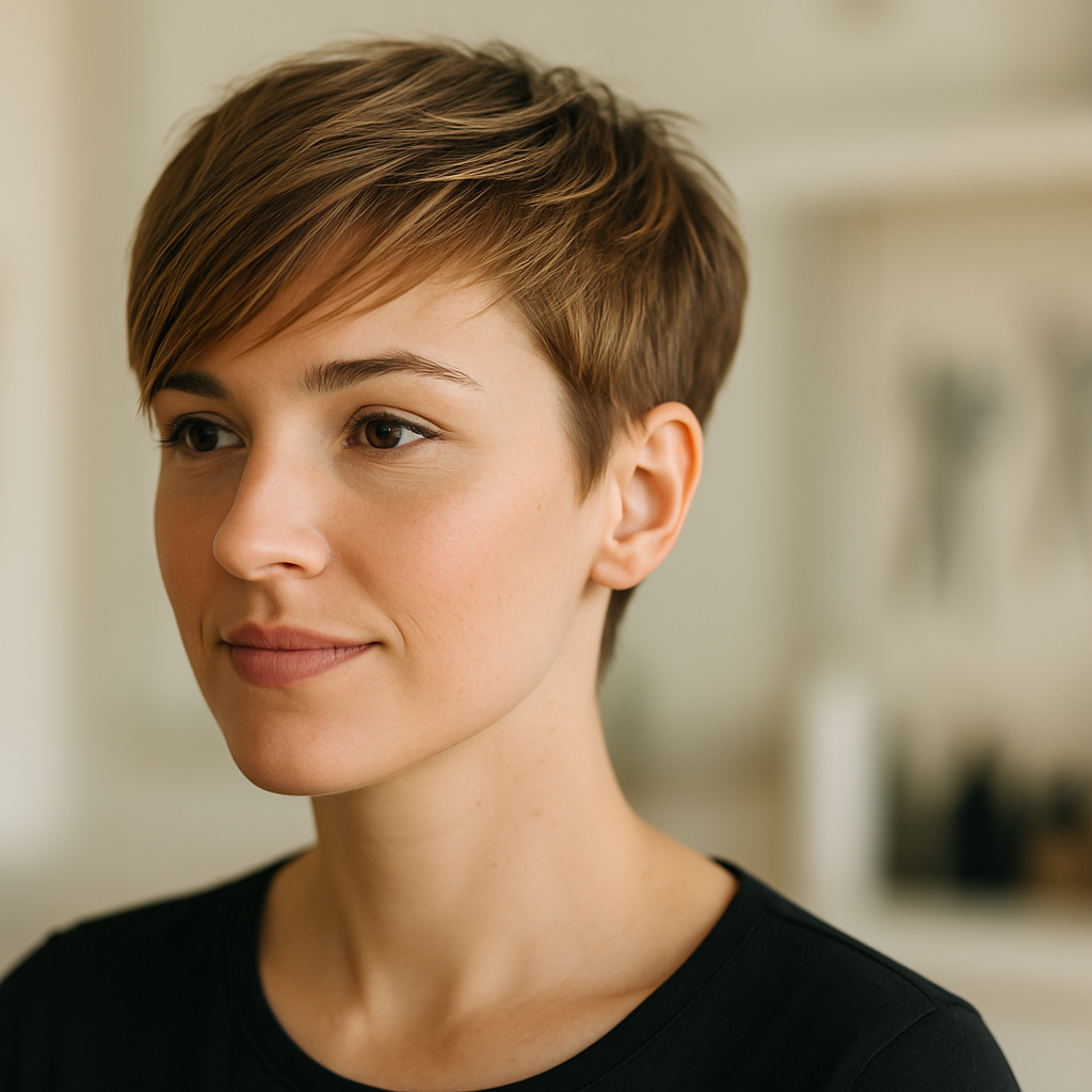 Kompakte Pixie Varianten: Kurzhaar-Stile bei hairsalon-bochum.de